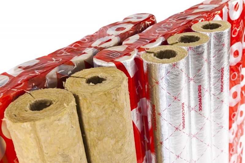 Цилиндры навивные кашированные фольгой Роквул 100 80х42